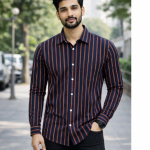 Mens full sleeve Strip shirt
