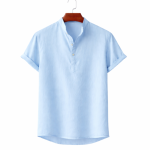 Premium Cotton Henley katua shirt