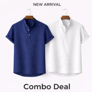Premium Cotton Henley katua shirt