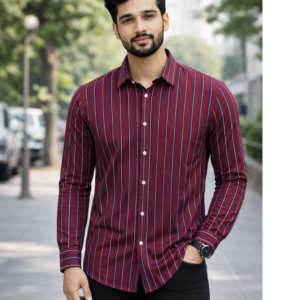 Mens full sleeve Strip shirt
