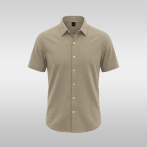 Short-sleeve Textured Shirts