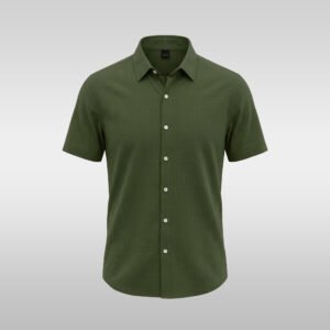 Short-sleeve Textured Shirts