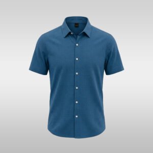 Short-sleeve Textured Shirts