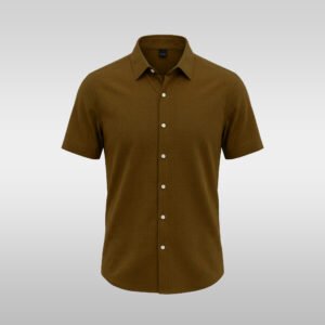 Short-sleeve Textured Shirts