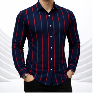 Mens full sleeve Strip shirt